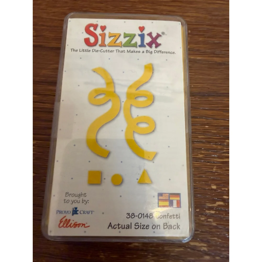 Sizzix Die Lot Doll Dress Cowboy Sunflower Confetti Hair Sets Steel Rule Dies 5p